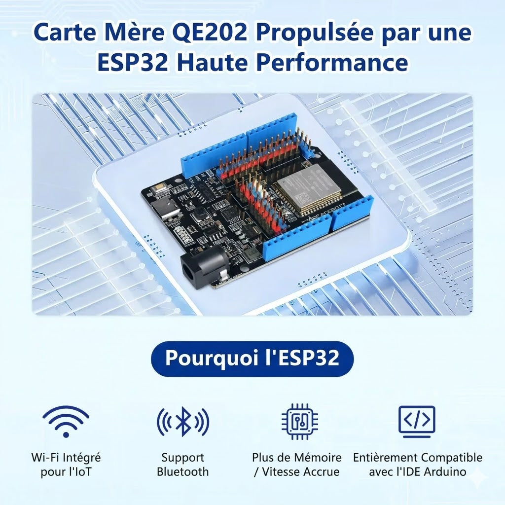 Kit de Développement Avancé ACEBOTT ESP32 | Capteurs Électroniques