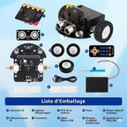 Robot éducatif voiture intelligente AI à commande vocale pour enfants ESP32