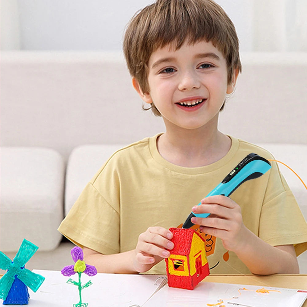 Stylo Impression 3D avec Écran LCD – Cadeau Créatif pour Enfant