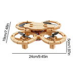 Drone Quadricoptère en Bois DIY – Mon Premier Modèle d'Ingénierie - Avec Télécommande à monter soi même