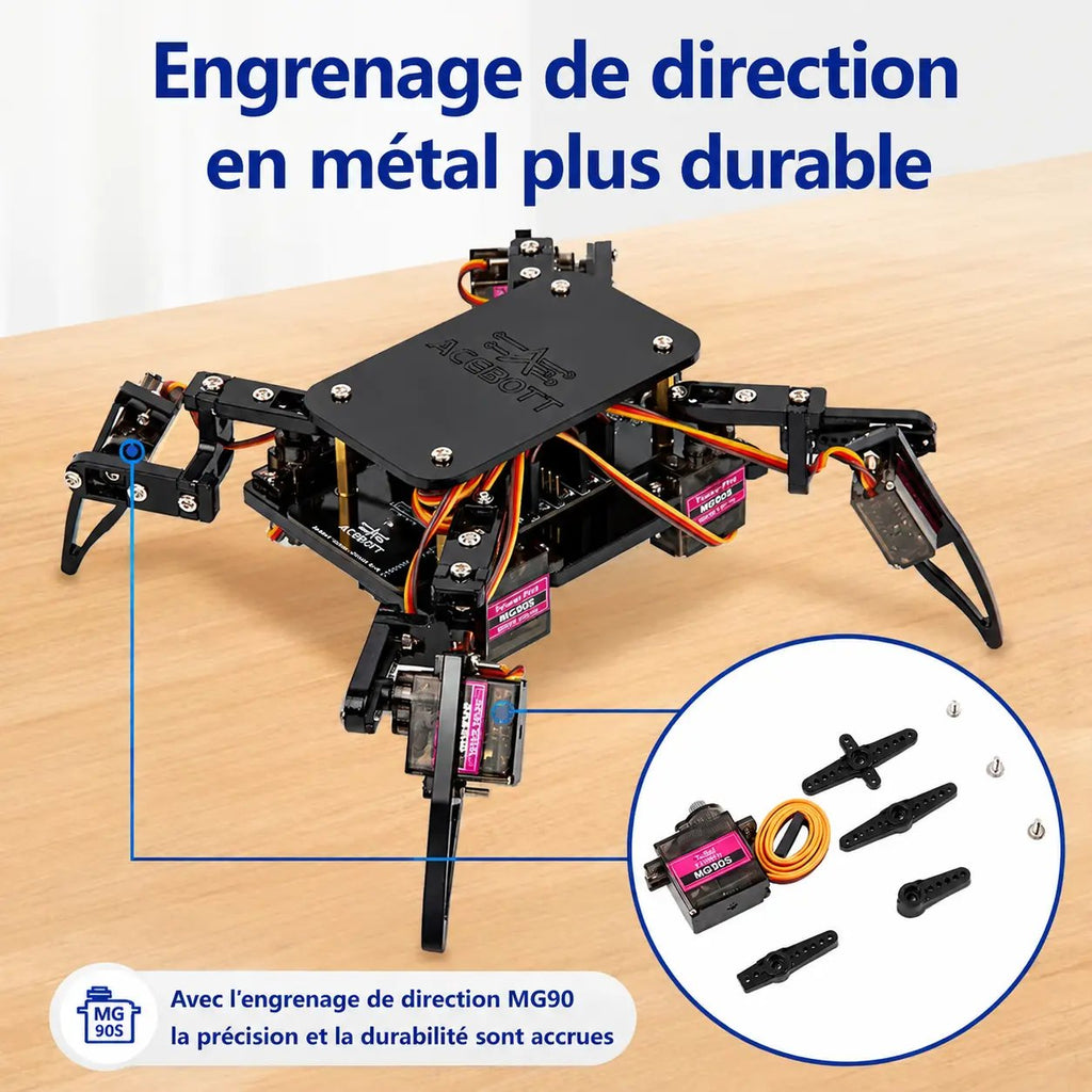 Robot Araignée Kit avec carte de contrôle ESP8266