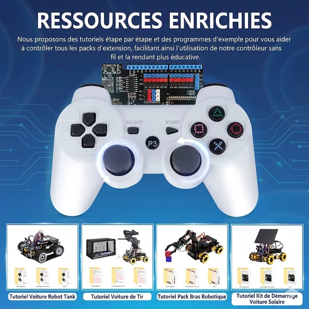 Manette d ACEBOTT pour kit de voiture robot ESP32