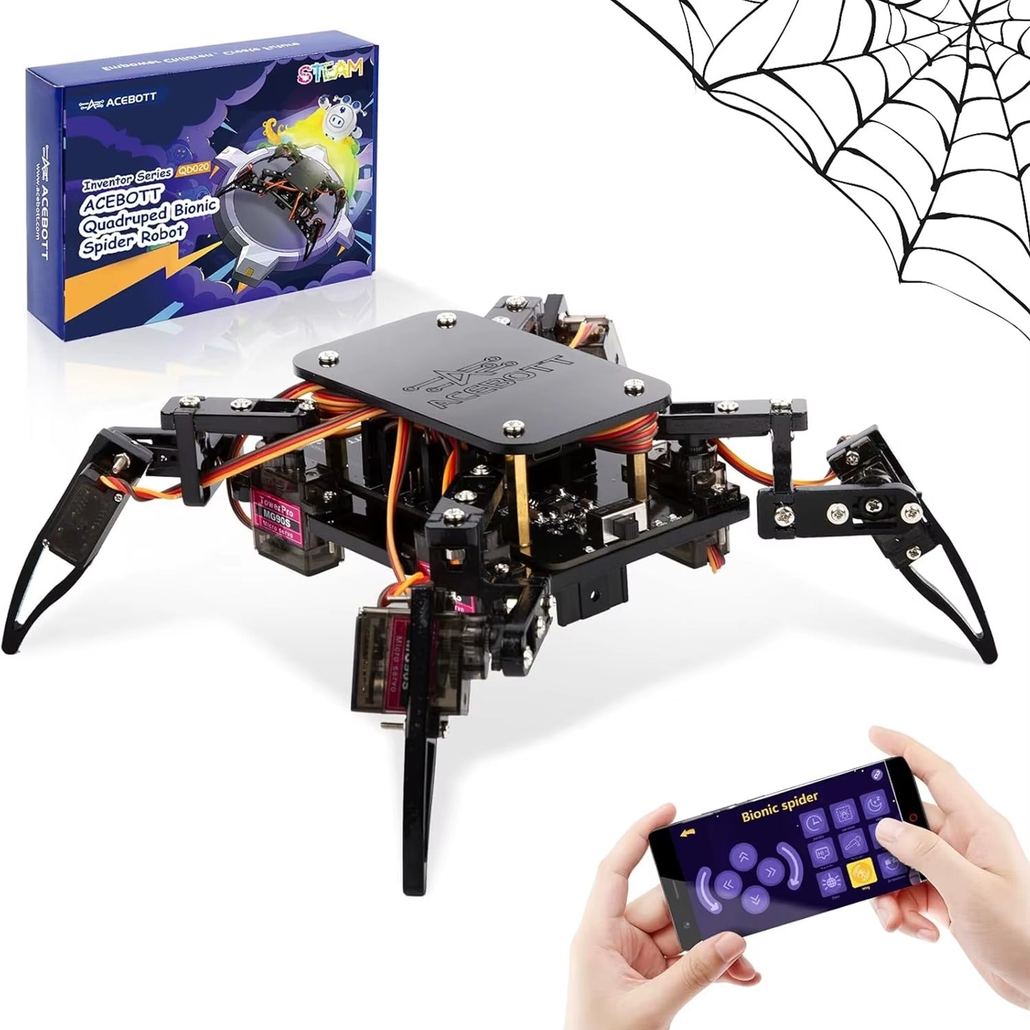 Robot Araignée Kit avec carte de contrôle ESP8266