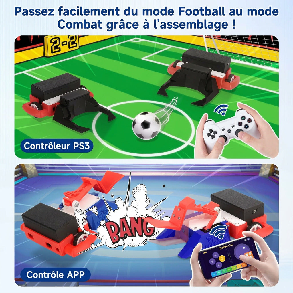 Pack Duo : Robots de Combat Programmables (Python & ESP32)